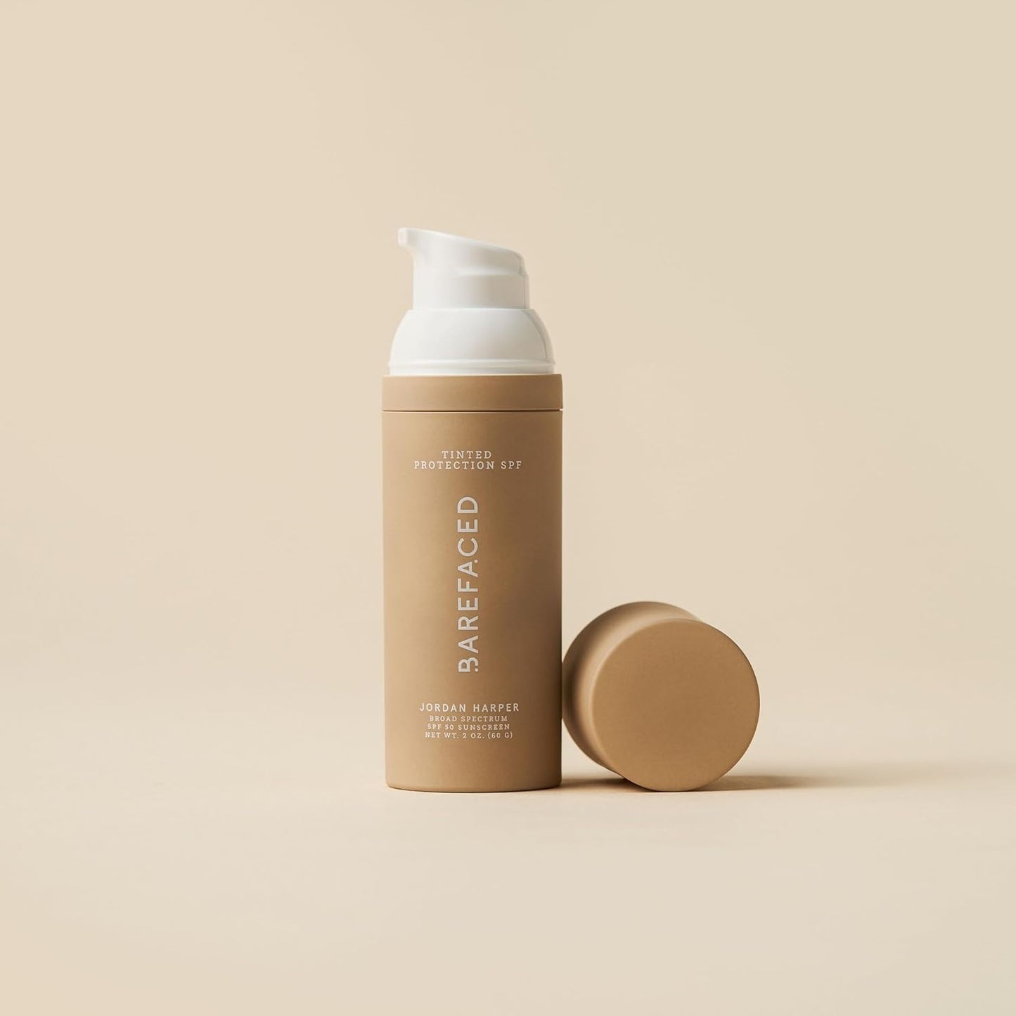 Tinted Protection SPF 50+ – Broad-Spectrum Sunscreen with Zinc Oxide, Niacinamide & Hyaluronic Acid – Oil-Free UV Protection, Hydration & Anti-Aging with Universal Tint (60Ml)