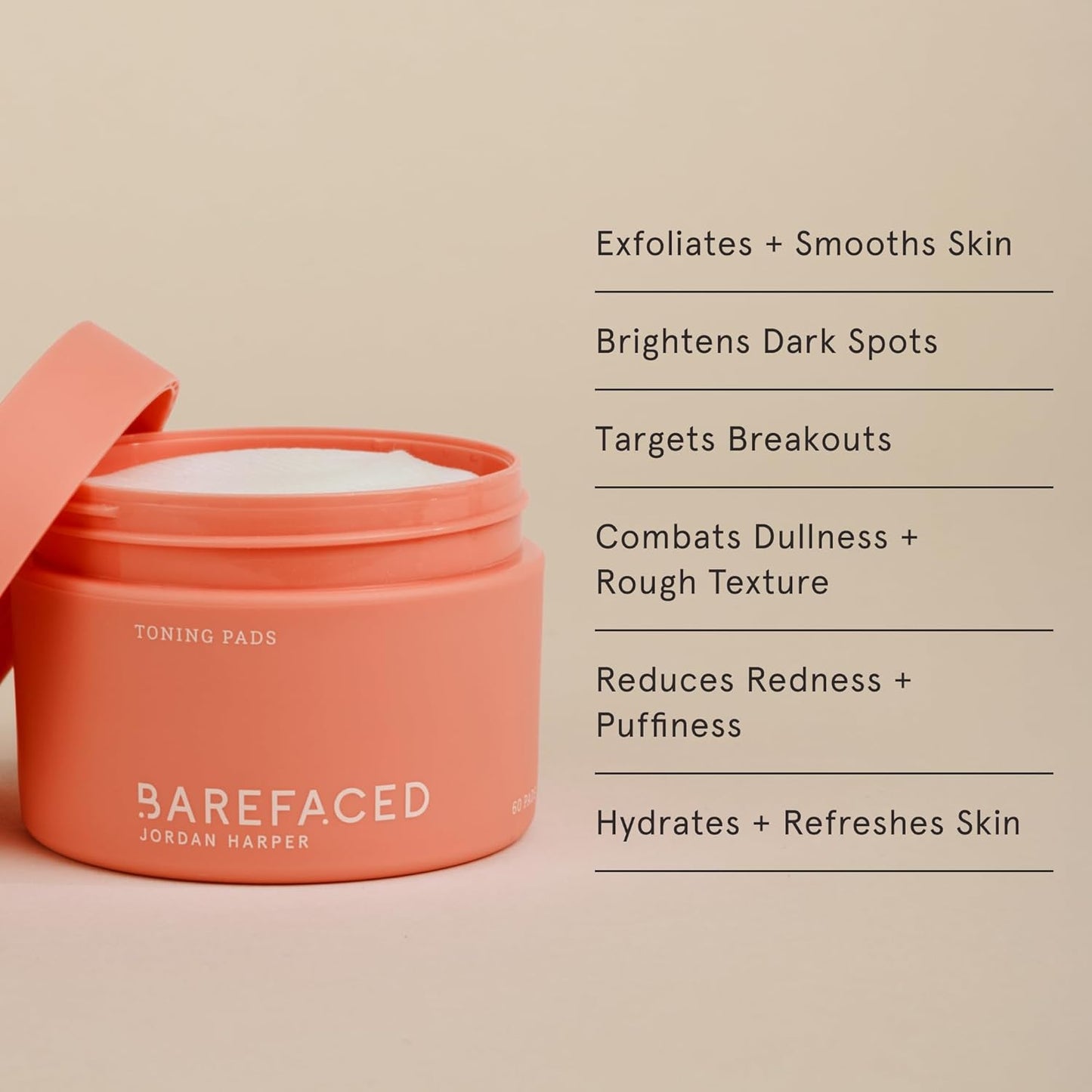 Toning Pads (60 Count) - Exfoliating Face Pads with 2% Glycolic Acid & Salicylic Acid - Brightens & Cleanses Skin, Clears Pores, Reduces Fine Lines & Wrinkles