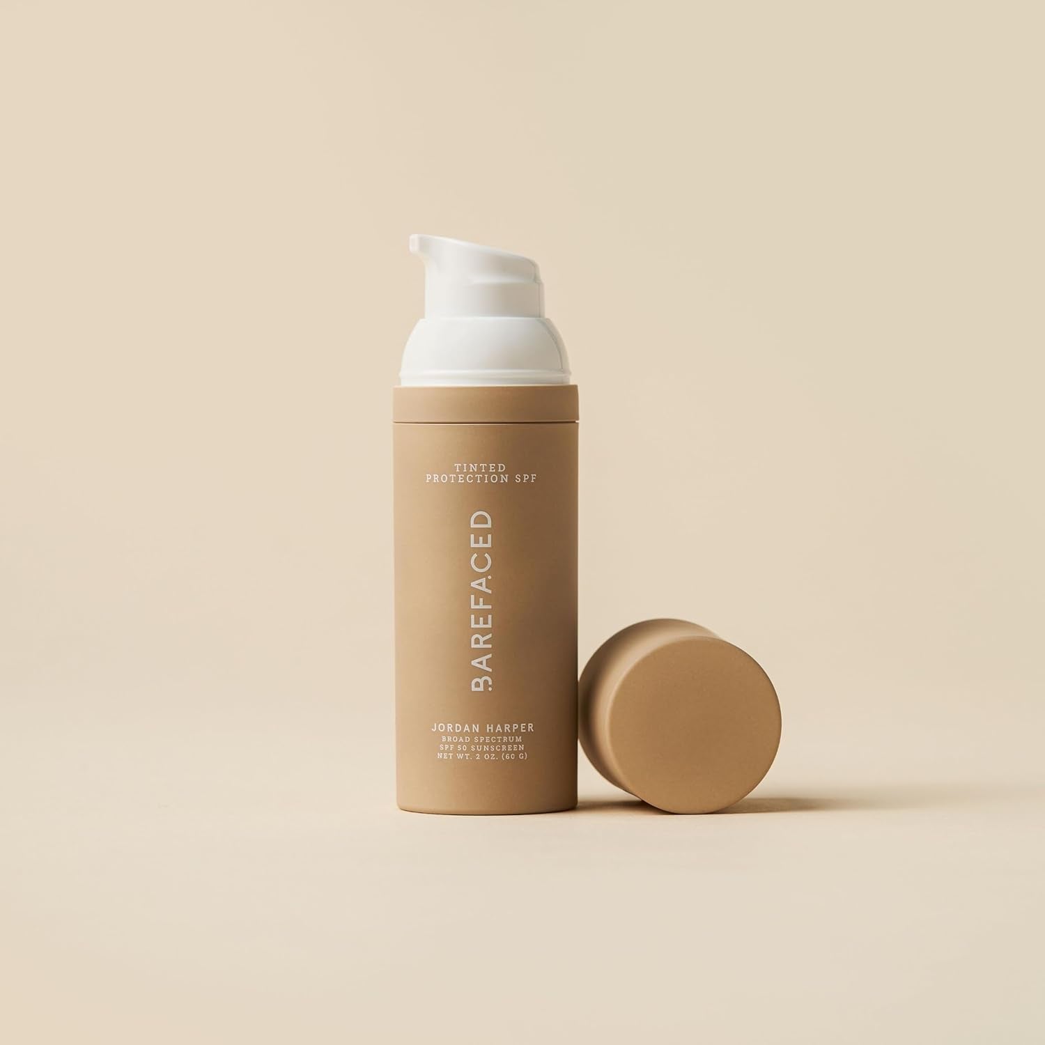 Tinted Protection SPF 50+ – Broad-Spectrum Sunscreen with Zinc Oxide, Niacinamide & Hyaluronic Acid – Oil-Free UV Protection, Hydration & Anti-Aging with Universal Tint (60Ml)